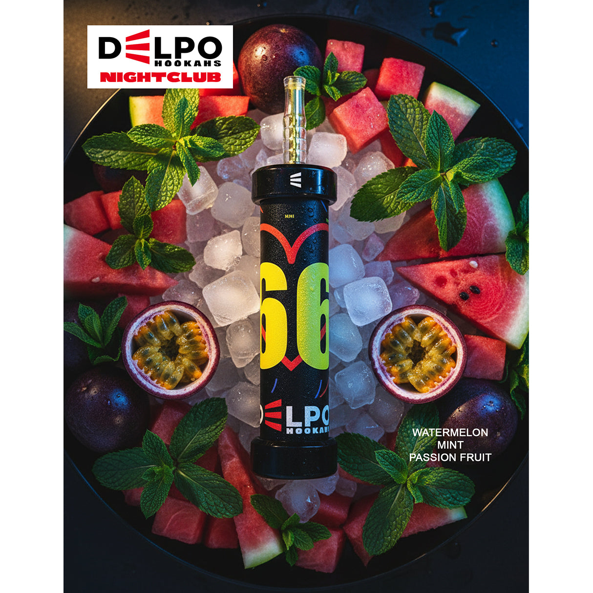 Delpo Hookahs Love 66 'Nightclub' 40K Puffs Healthy Vaping Alternative Blakk Smoke Nicotine-Free Tobacco Free Disposable E-Hookah www.delpohookahs.com