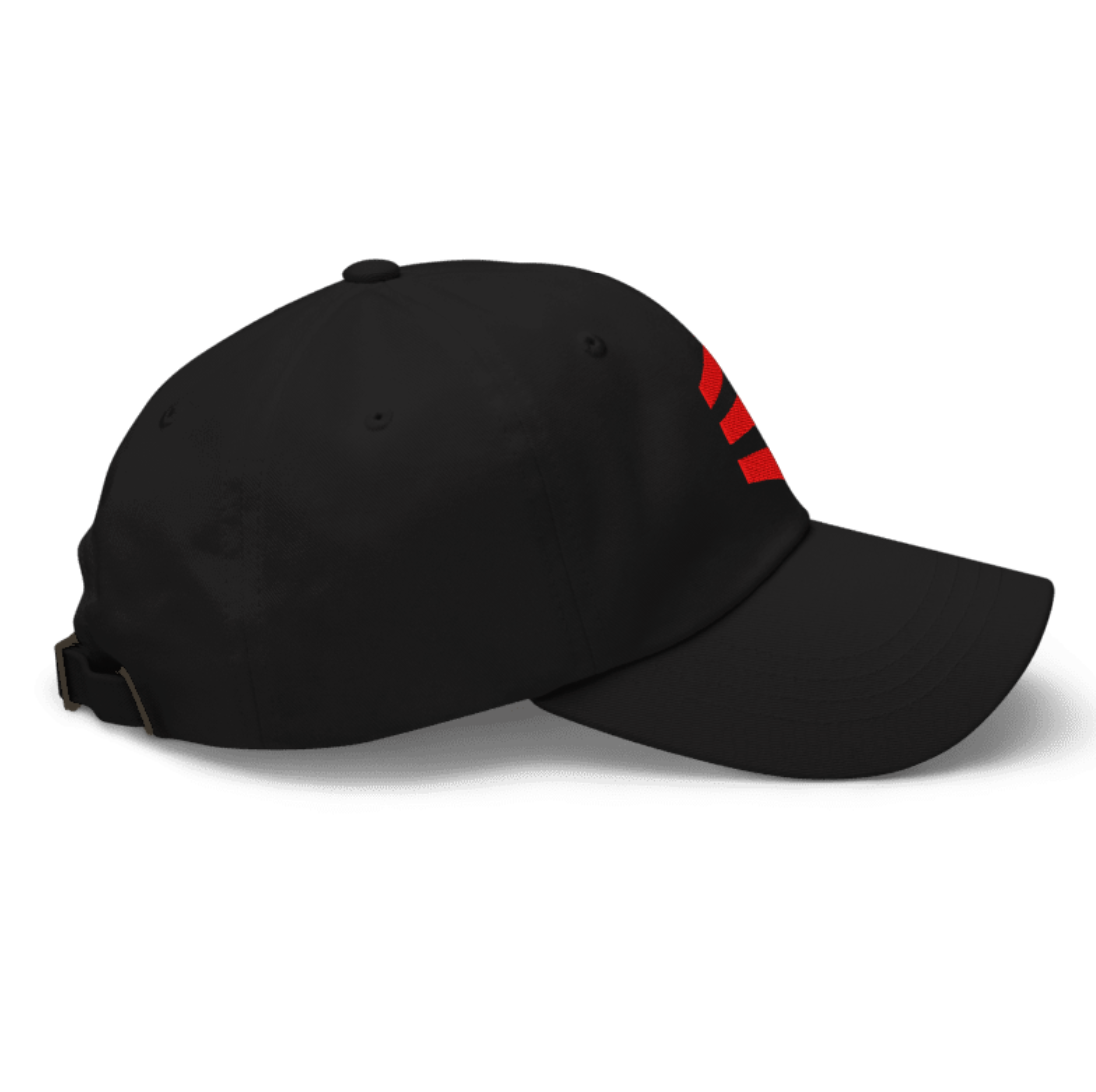 Delpo Hookahs Red 'E' Black Dad Hat