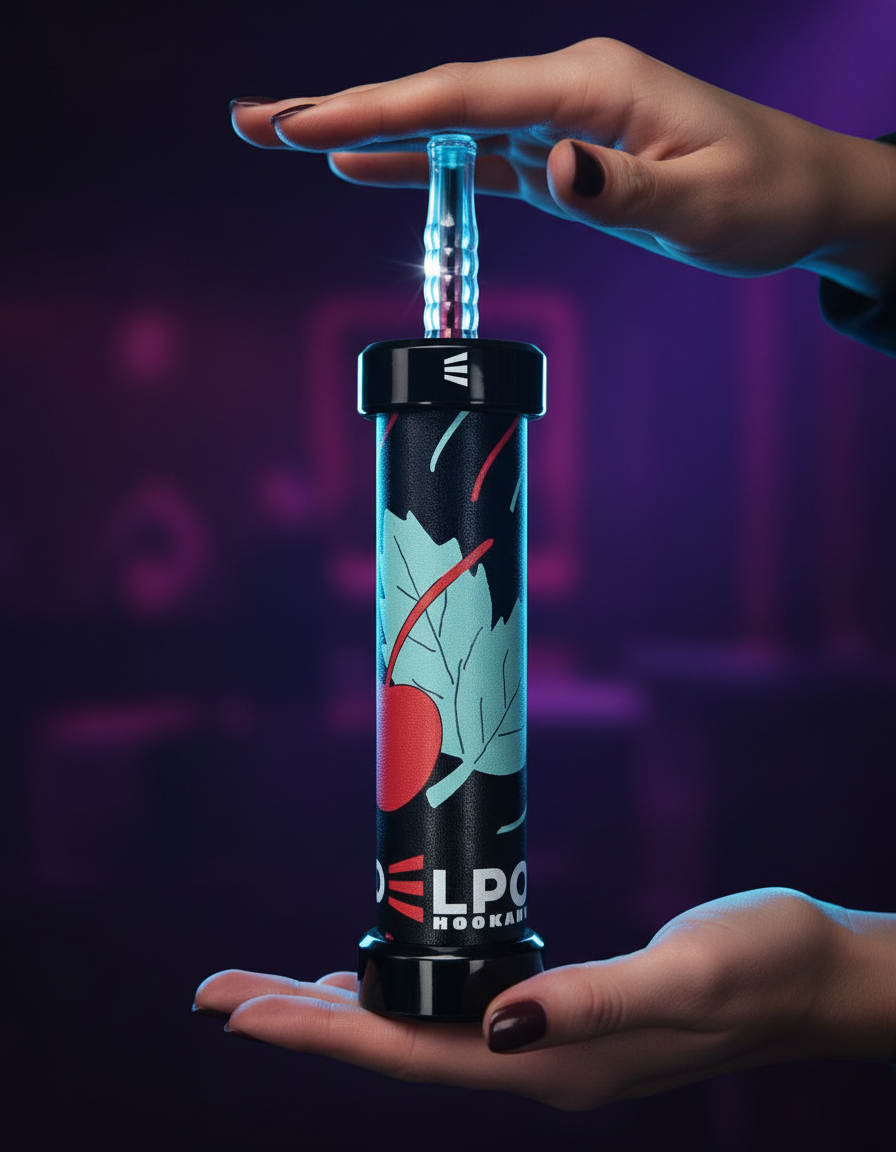 Delpo Hookahs Cherry Mint 'Nightclub' 40K Puffs Healthy Vaping Alternative Blakk Smoke No Nicotine No Tobacco Disposable E-Hookah www.delpohookahs.com